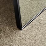 Ingham 180 x 90cm Metal Arch Floor Mirror - Black - Image 3