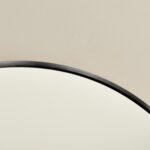 Ingham 180 x 90cm Metal Arch Floor Mirror - Black - Image 6