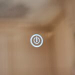 Ingham 65x45cm LED Arch Bathroom Mirror - Black - Image 7