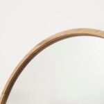 Ingham 70x70cm Wooden Arch Mirror - Natural - Image 7