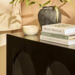 Ioni Jet Black Mango Wood Console Table - Image 3