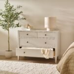 Ivy 4 Drawer Chest of Drawers - Ivory White - Image 4
