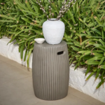 Jabari Garden Side Table - Dark Grey