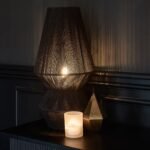 Neri Large Black Cotton String Table Lamp - Image 2