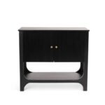 Outlet - Jade 2 Door Small Sideboard - Black - Image 6