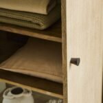 Jade 2 Door Tall Cabinet - Chalked Mango Wood - Image 7