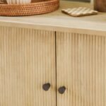 Jade 2 Door Sideboard - Chalked Mango Wood - Image 5