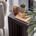 Karasi Black Concrete Side Table - Image 2