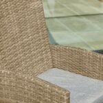 Outlet - Kemble/Marston Garden Reclining Chair with Cushion - Natural Brown - Image 5