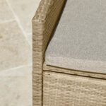 Outlet - Kemble/Marston Garden Reclining Chair with Cushion - Natural Brown - Image 7