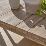 Kuro 6 Seater Wooden Garden Dining Set with 2 Shiro Cushioned Chairs & 2 Benches - Image 11