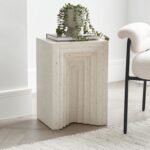 Outlet - Karasi Pearl Terrazzo Concrete Side Table