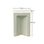 Karasi Pearl Terrazzo Concrete Side Table - Image 11