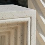 Karasi Pearl Terrazzo Concrete Side Table - Image 4