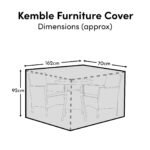 Kemble Bistro Furniture Cover - 162x70x92cm