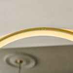 Kimbridge 90cm LED Round Bathroom Mirror - Gold - Image 5