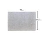 Kingsley Polyester Rug - Off White - 120 x 170cm - Image 7