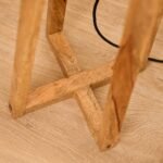 Konduru 150cm Floor Lamp Base - Natural Mango Wood - Image 9
