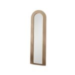 Kubu 170 x 50cm Wooden Arch Mirror - Taupe - Image 6