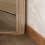 Kubu 170 x 50cm Wooden Arch Mirror - Whitewash - Image 5