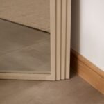 Kubu 180 x 80cm Wooden Arch Mirror - Taupe - Image 5