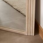 Kubu 180 x 80cm Wooden Arch Mirror - Whitewash - Image 6