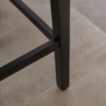 Outlet - Nolan Boucle Bar Stool - Black Oak Legs - Image 7