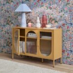 Conan 3 Door Sideboard - Mustard Yellow - Image 8