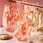 Outlet - Lazio 17cm Glass Vase - Paprika Confetti - Image 7