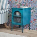 Conan Metal Bedside Table - Lagoon Teal