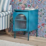 Conan Metal Bedside Table - Lagoon Teal - Image 6