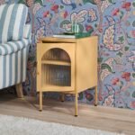 Conan Metal Bedside Table - Mustard Yellow - Image 6