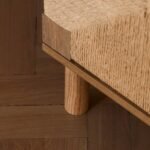 Paloma Natural Weave 3 Door Large Sideboard - Natural Oak - Image 6