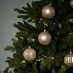 Valen Shatterproof 8cm Mixed Baubles - Set of 16 - Pearl Gold