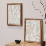 Manaia 35x45cm Paper Mache Wall Art - Set of 2