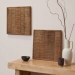 Arani 40x40cm Wall Art - Mango Wood - Image 3