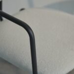 Luca Light Beige Boucle Dining Chairs - Set of 4 - Black Legs - Image 4