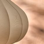 Lahsun 46cm Fabric Pendant Light - Natural - Image 5