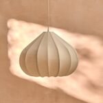Lahsun 56cm Fabric Pendant Light - Natural - Image 2