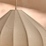 Lahsun 56cm Fabric Pendant Light - Natural - Image 3