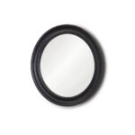 Outlet - Langton 75cm Wooden Mirror - Black - Image 6