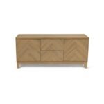 Outlet - Ella 2 Door 2 Draws Large Sideboard - Pale Oak - Image 8