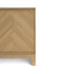 Outlet - Ella 2 Door 2 Draws Large Sideboard - Pale Oak - Image 9