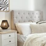 Cavill Fabric Double Bed - Soft Beige - Image 3