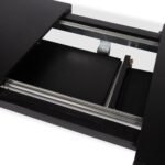 Magnus Black Wood Dining Table - Extendable - Image 8