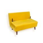 Outlet - Una Double Sofa Bed - Yellow - Velvet - Image 10