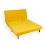 Outlet - Una Double Sofa Bed - Yellow - Velvet - Image 12