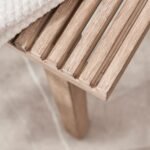 Shiro Foot Stool - Acacia Wood - Image 2