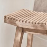 Shiro Foot Stool - Acacia Wood - Image 4