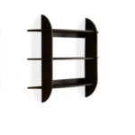 Layla Shelving Unit - Jet Black Acacia - 100cm - Image 4